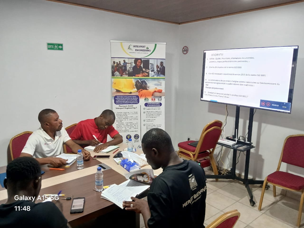 Session de formation INTEXPERT ENGINEERING en cours